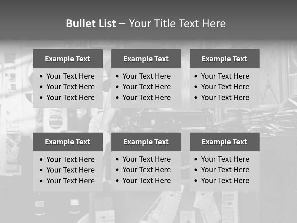 Sitting Businessmen Thinking PowerPoint Template