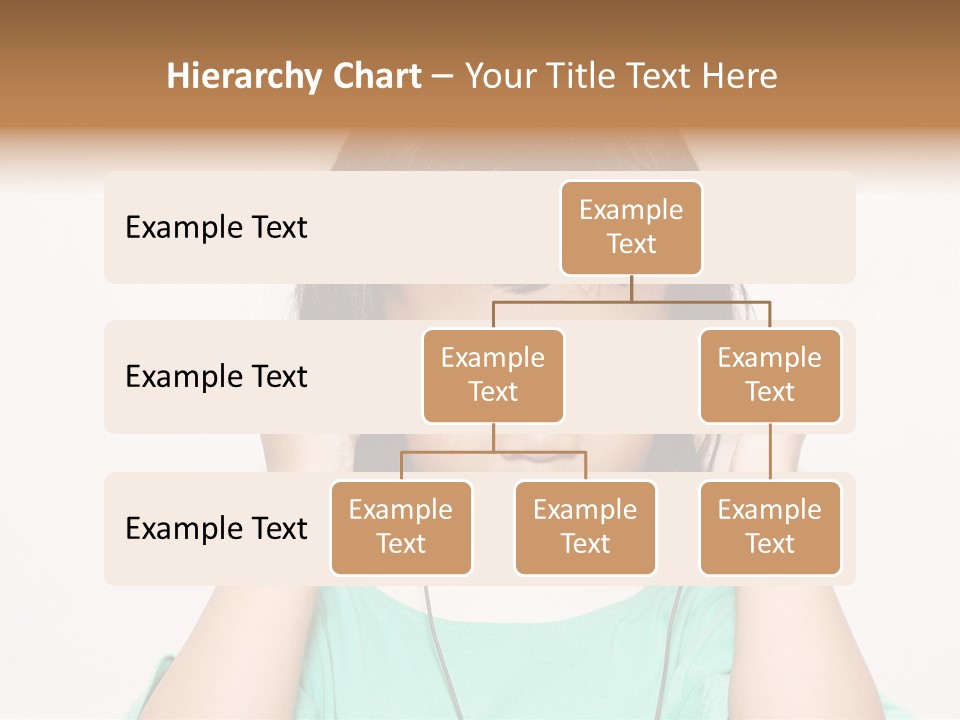 Happiness Model Face PowerPoint Template
