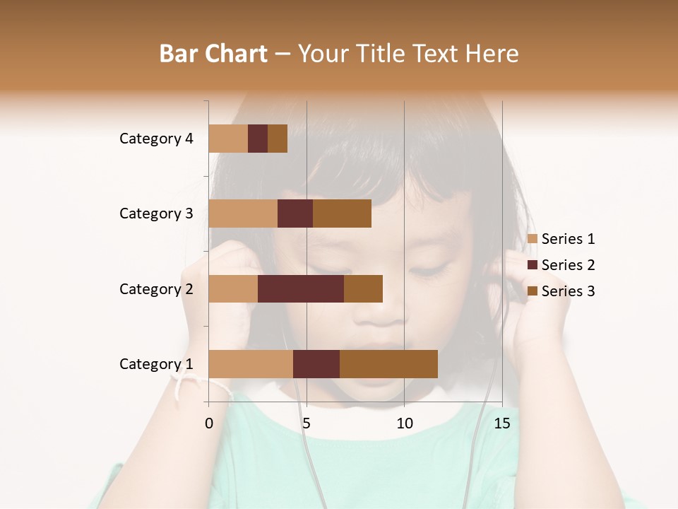 Happiness Model Face PowerPoint Template