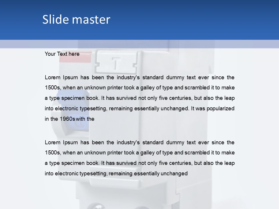 Automation Energy Domestic PowerPoint Template