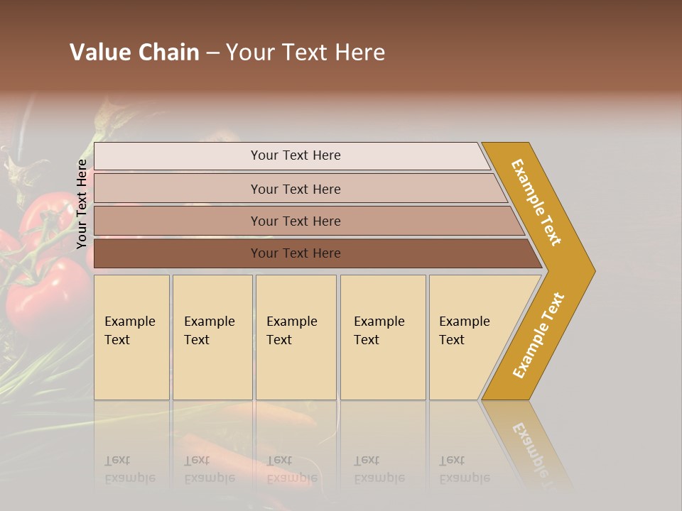 Fresh Red Farmers Backgroud PowerPoint Template