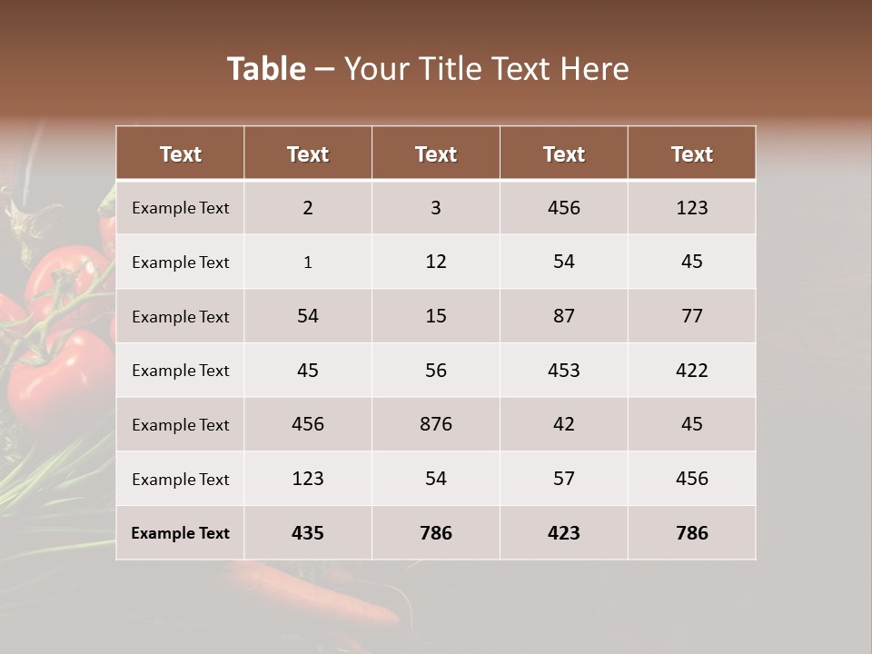 Fresh Red Farmers Backgroud PowerPoint Template