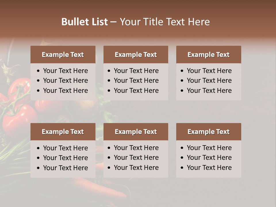 Fresh Red Farmers Backgroud PowerPoint Template