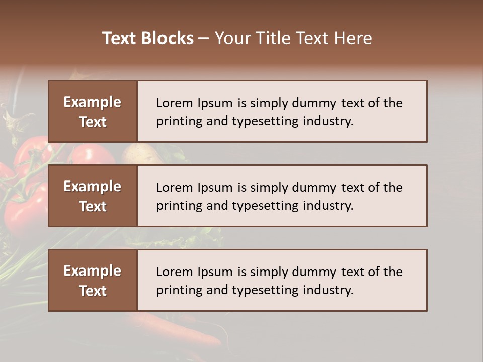 Fresh Red Farmers Backgroud PowerPoint Template