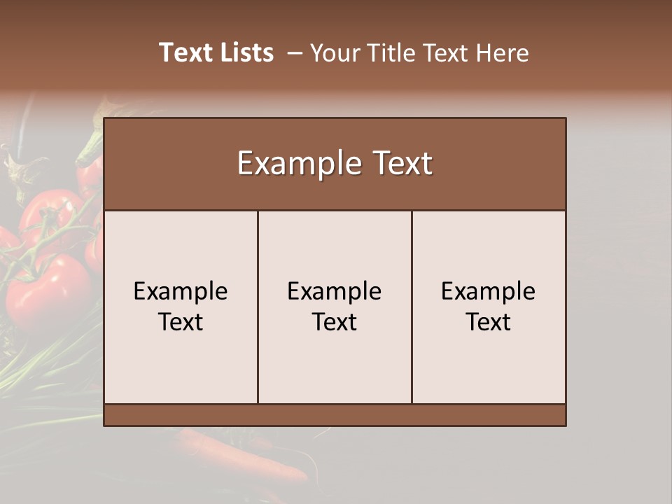 Fresh Red Farmers Backgroud PowerPoint Template