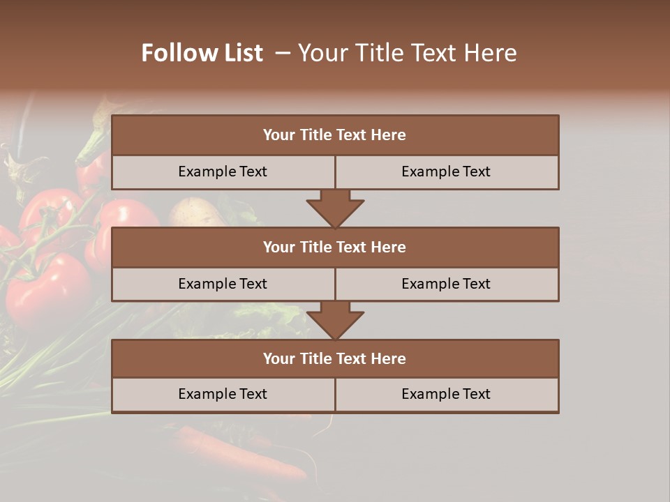 Fresh Red Farmers Backgroud PowerPoint Template