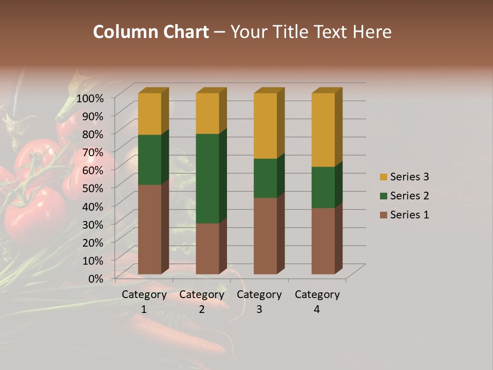 Fresh Red Farmers Backgroud PowerPoint Template