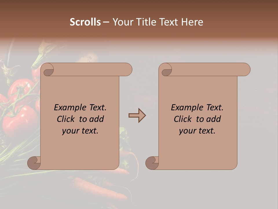 Fresh Red Farmers Backgroud PowerPoint Template