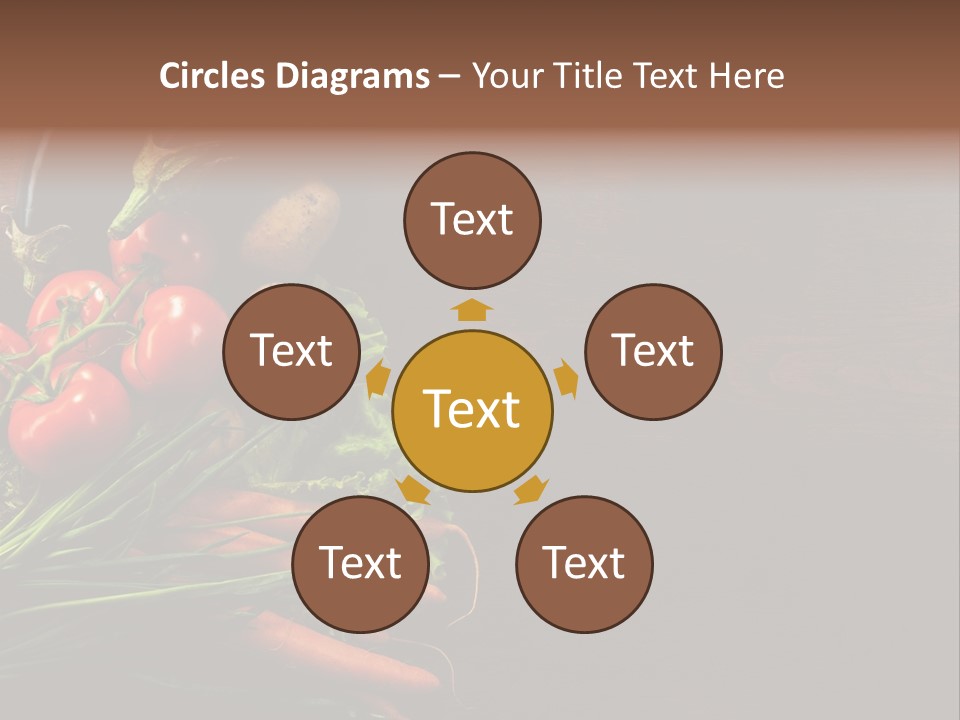 Fresh Red Farmers Backgroud PowerPoint Template