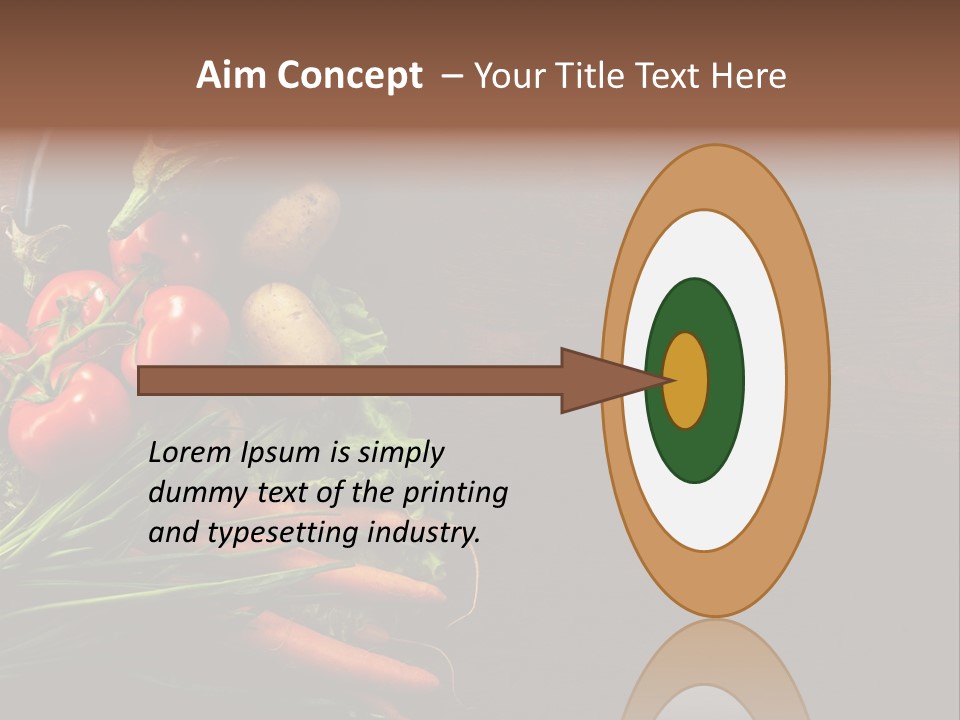 Fresh Red Farmers Backgroud PowerPoint Template