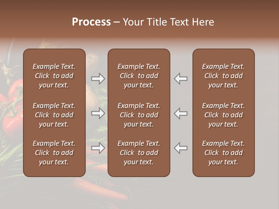 Fresh Red Farmers Backgroud PowerPoint Template
