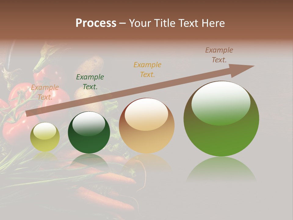 Fresh Red Farmers Backgroud PowerPoint Template