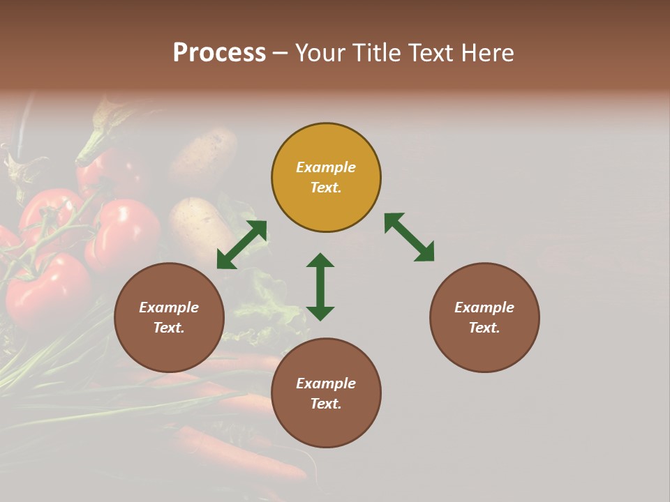 Fresh Red Farmers Backgroud PowerPoint Template