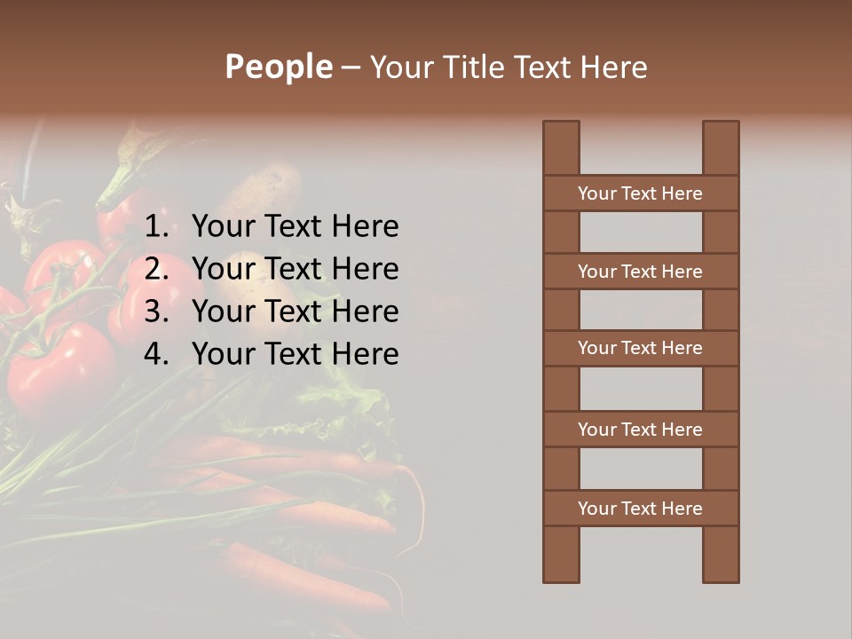 Fresh Red Farmers Backgroud PowerPoint Template