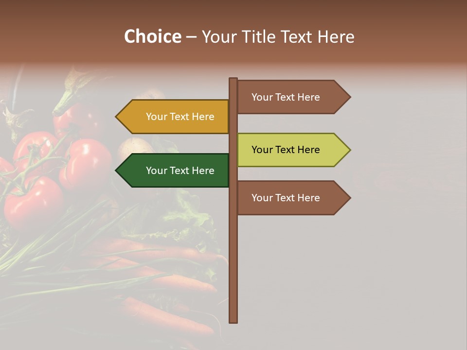 Fresh Red Farmers Backgroud PowerPoint Template