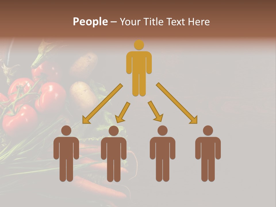 Fresh Red Farmers Backgroud PowerPoint Template