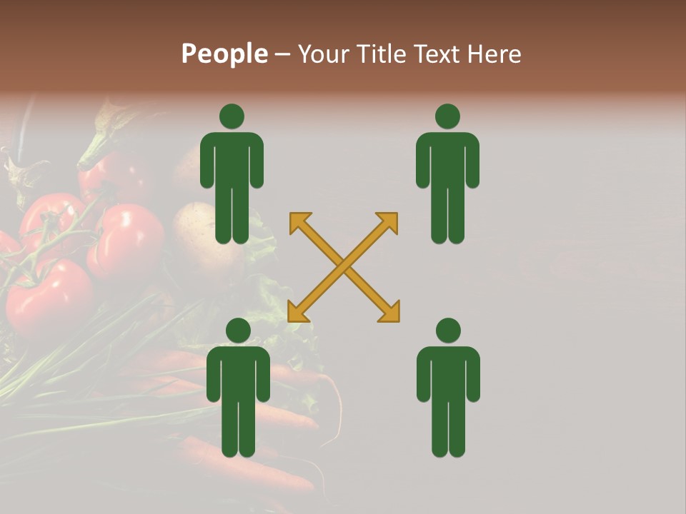 Fresh Red Farmers Backgroud PowerPoint Template