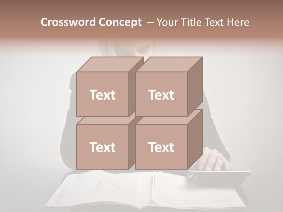 Problem Business Caucasian PowerPoint Template