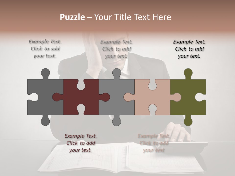 Problem Business Caucasian PowerPoint Template