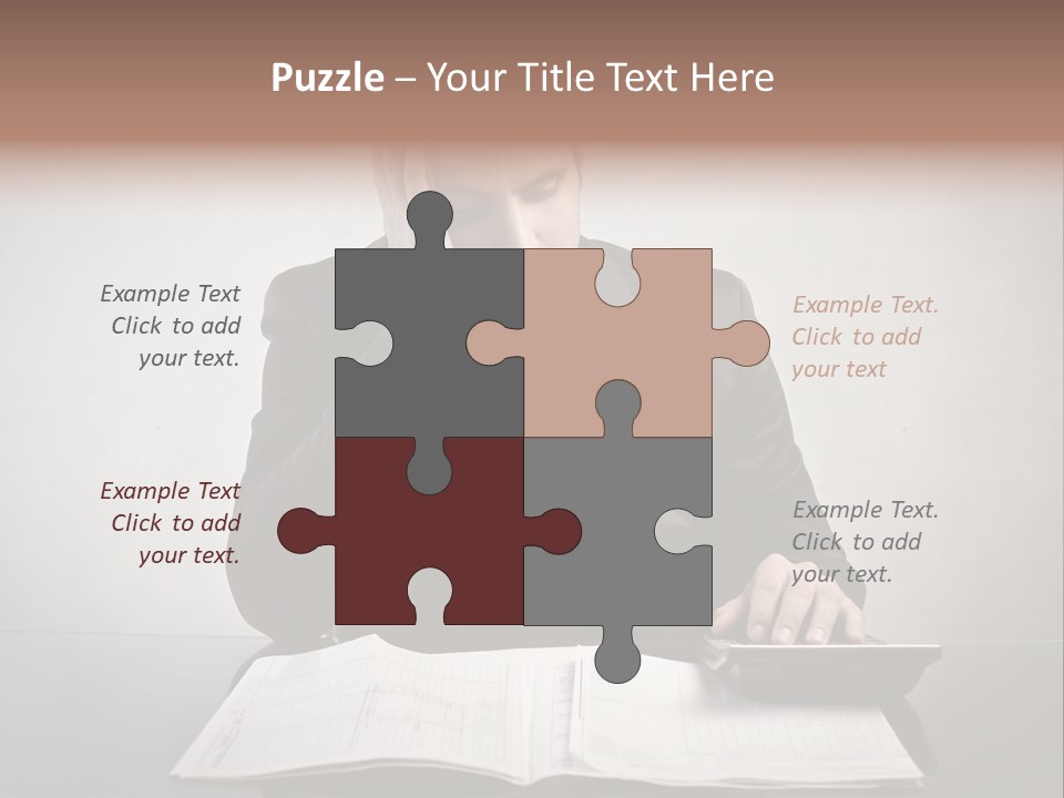 Problem Business Caucasian PowerPoint Template