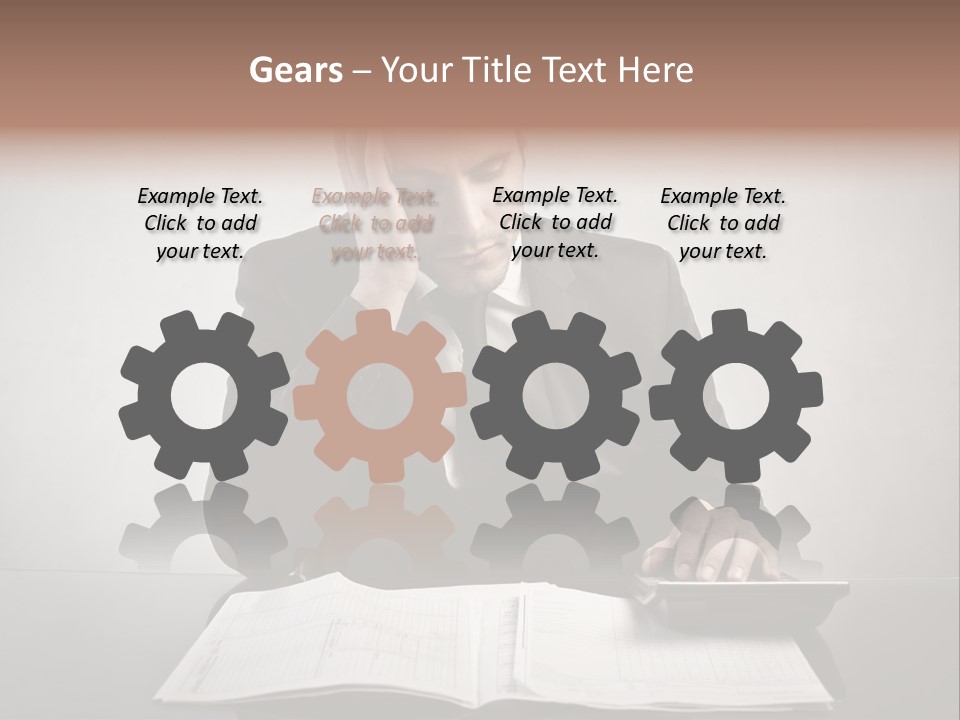 Problem Business Caucasian PowerPoint Template