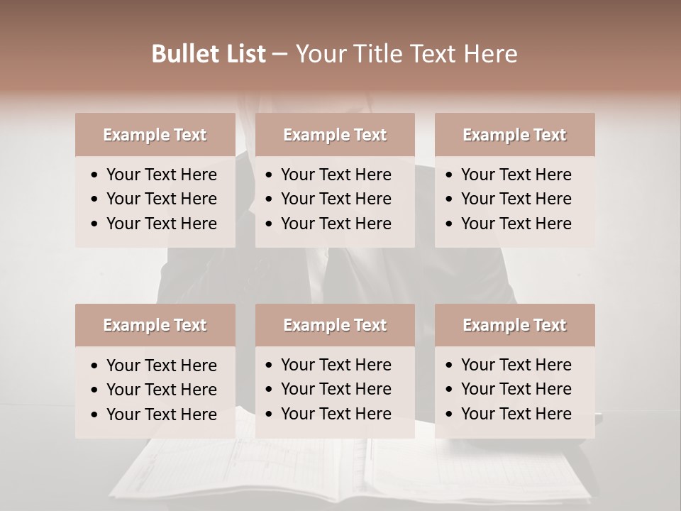 Problem Business Caucasian PowerPoint Template