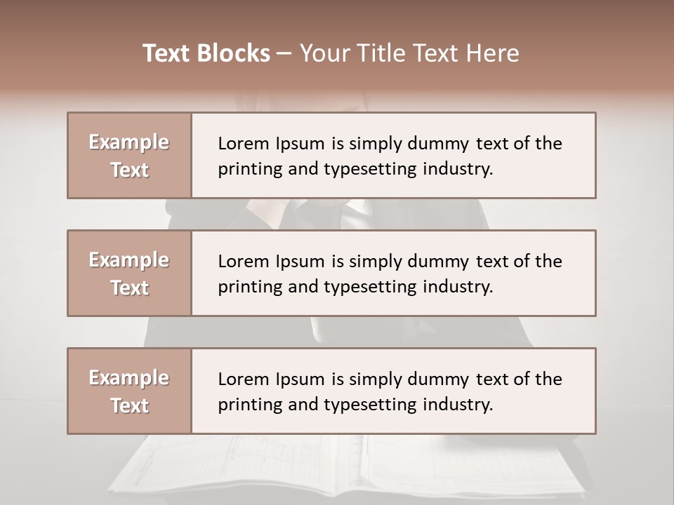 Problem Business Caucasian PowerPoint Template