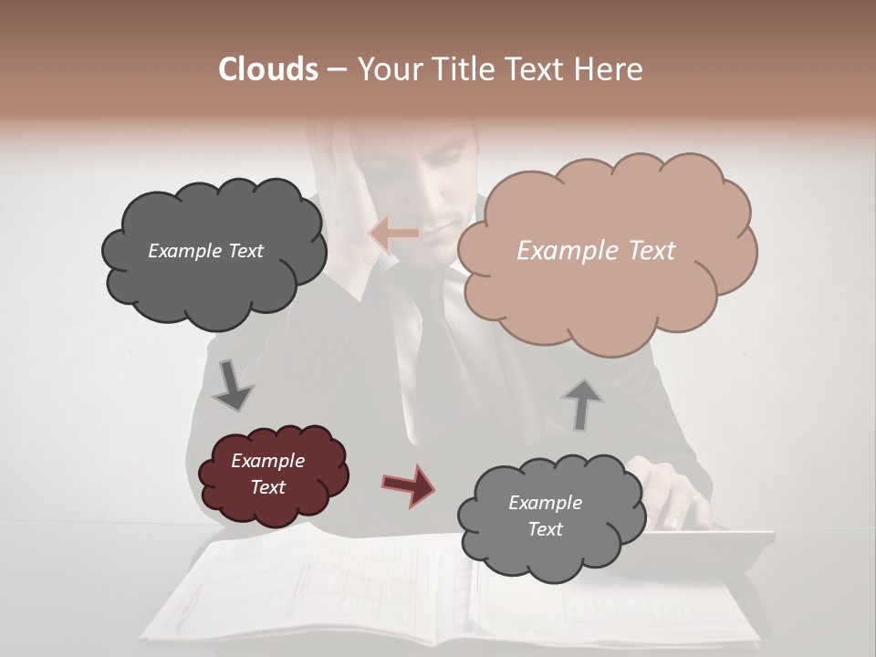 Problem Business Caucasian PowerPoint Template