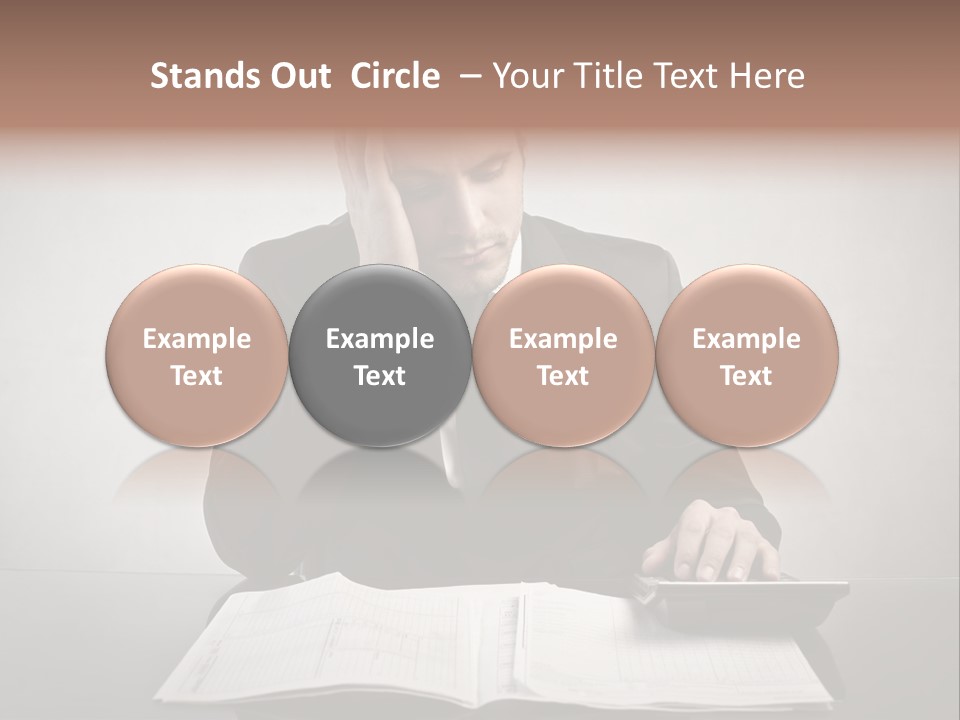 Problem Business Caucasian PowerPoint Template