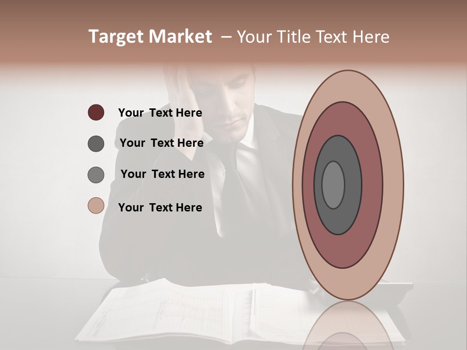 Problem Business Caucasian PowerPoint Template