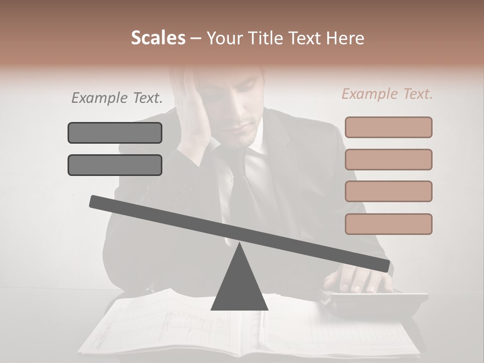 Problem Business Caucasian PowerPoint Template