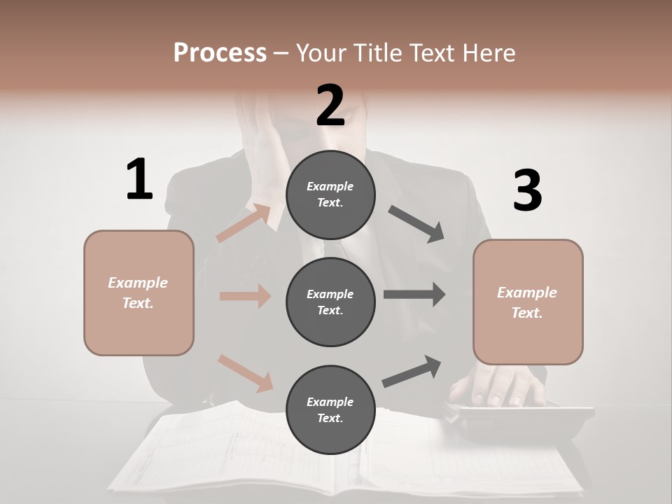 Problem Business Caucasian PowerPoint Template