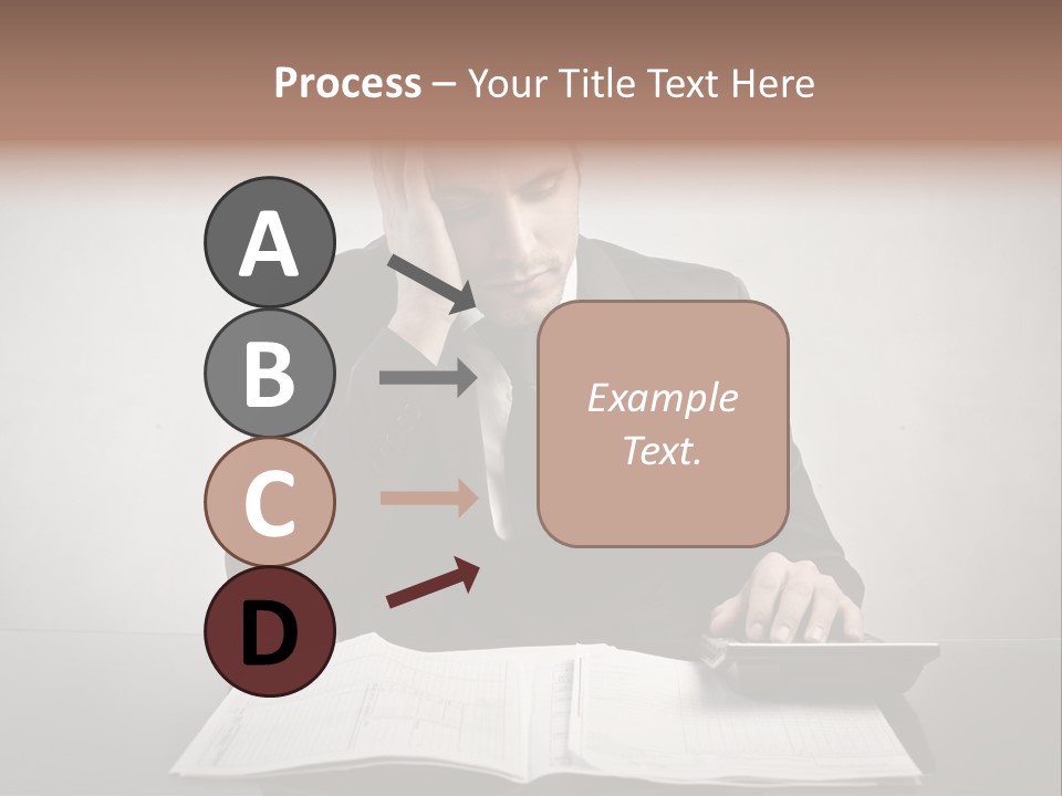 Problem Business Caucasian PowerPoint Template