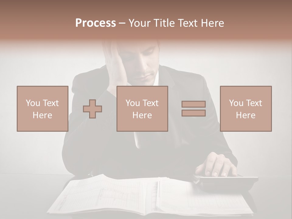 Problem Business Caucasian PowerPoint Template