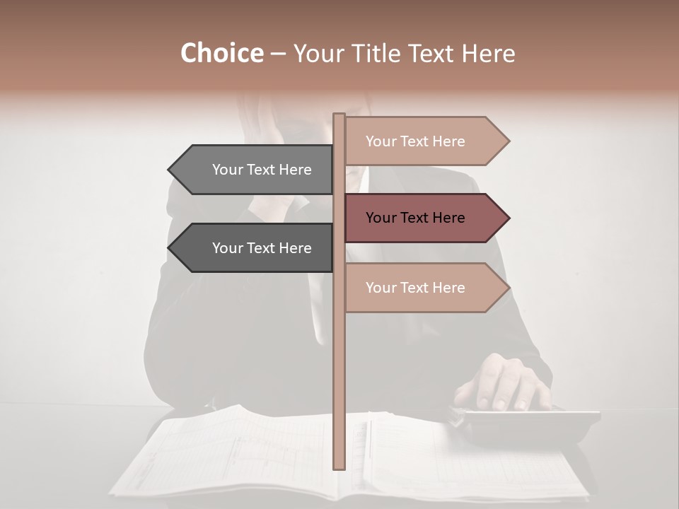 Problem Business Caucasian PowerPoint Template