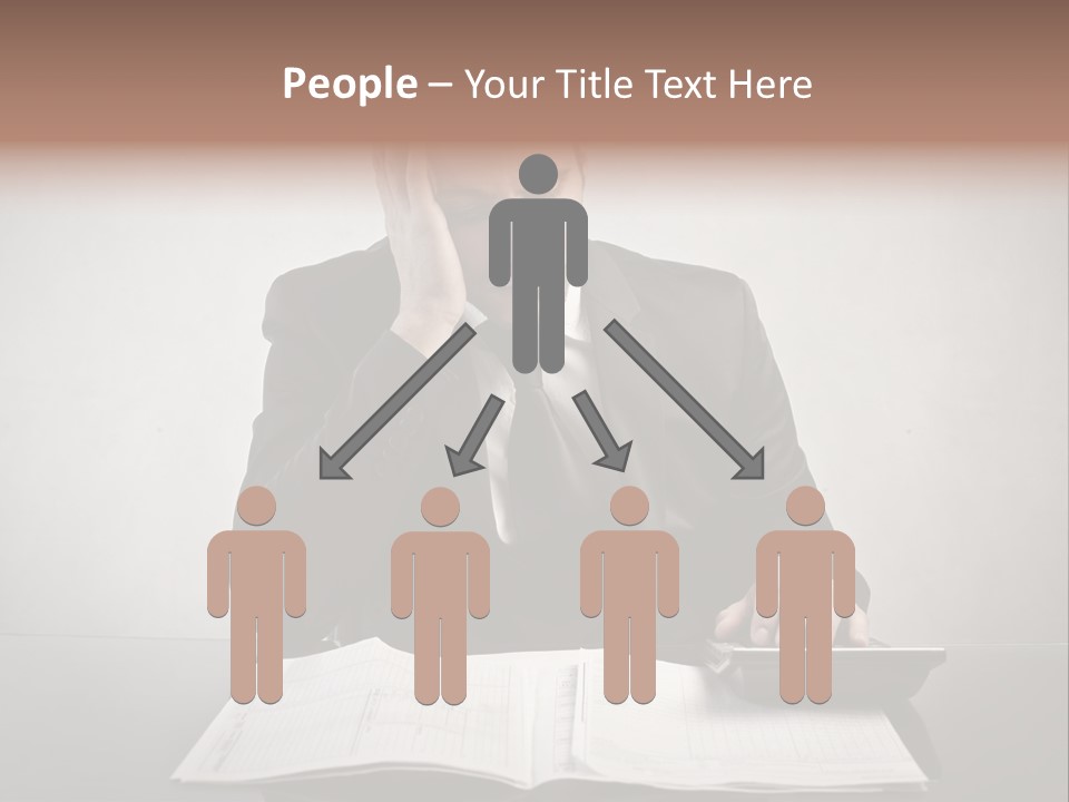 Problem Business Caucasian PowerPoint Template