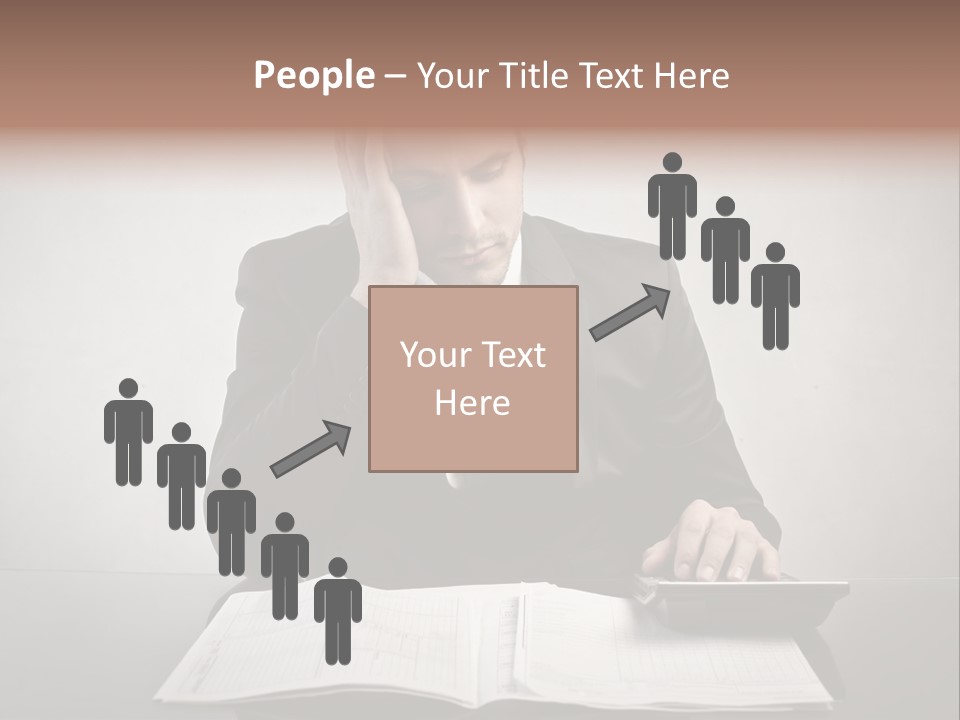 Problem Business Caucasian PowerPoint Template