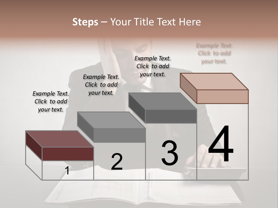 Problem Business Caucasian PowerPoint Template