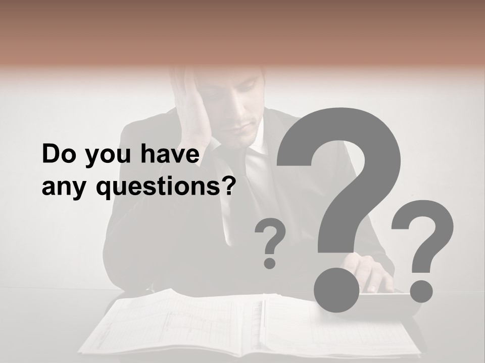 Problem Business Caucasian PowerPoint Template