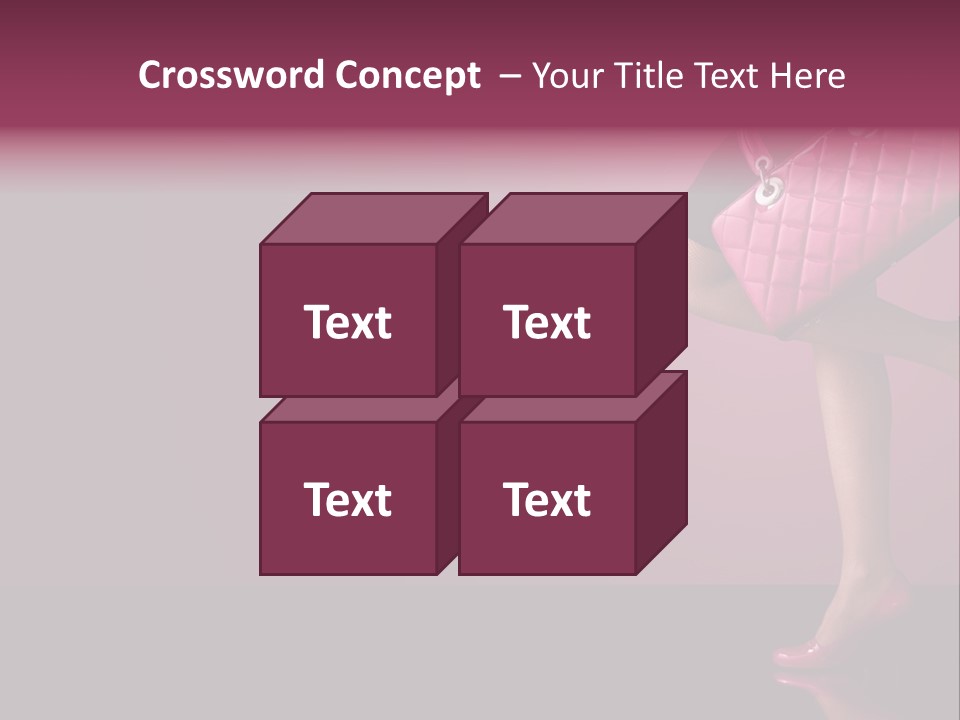 Dress Holding Hot PowerPoint Template