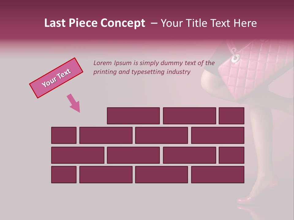 Dress Holding Hot PowerPoint Template