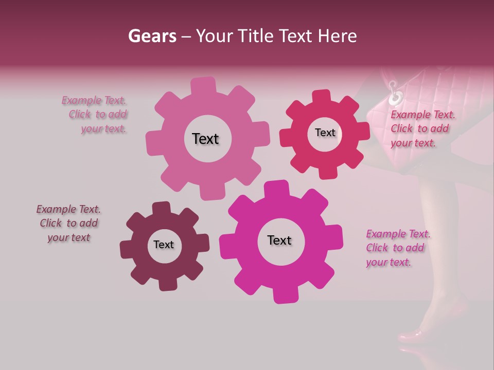 Dress Holding Hot PowerPoint Template