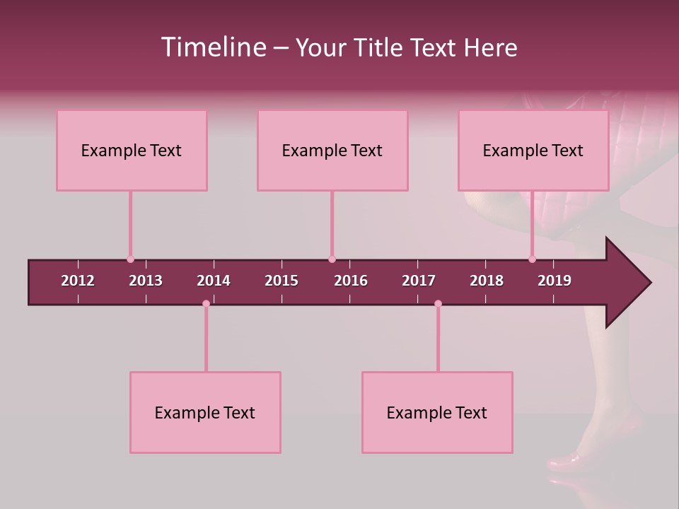 Dress Holding Hot PowerPoint Template