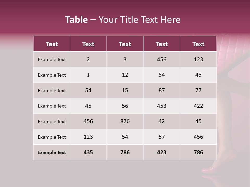 Dress Holding Hot PowerPoint Template