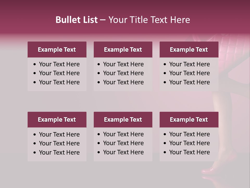 Dress Holding Hot PowerPoint Template