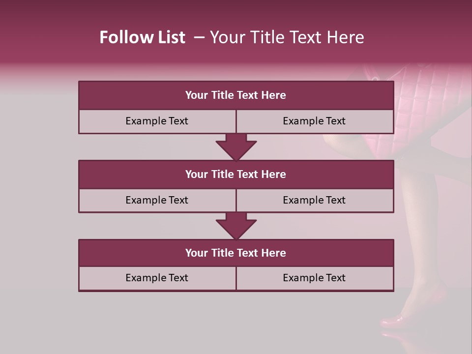 Dress Holding Hot PowerPoint Template