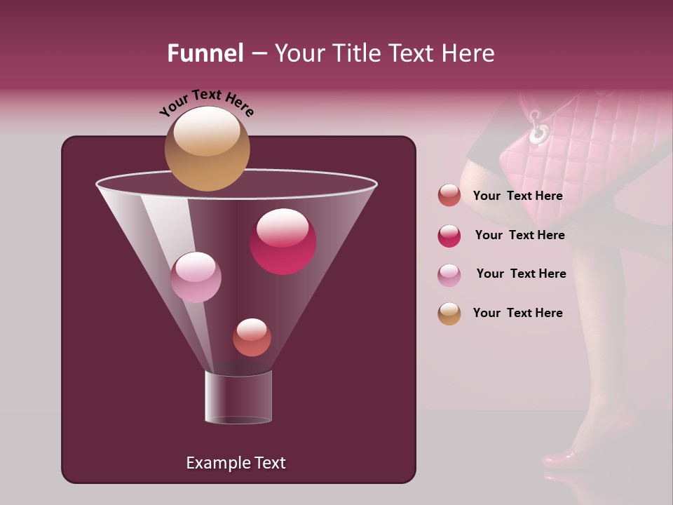 Dress Holding Hot PowerPoint Template