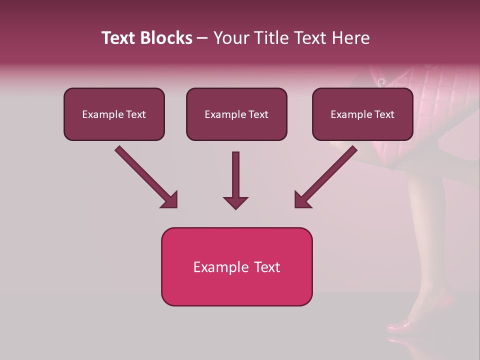 Dress Holding Hot PowerPoint Template