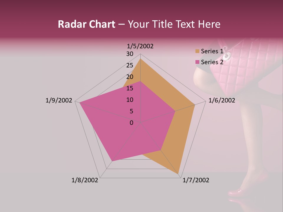 Dress Holding Hot PowerPoint Template