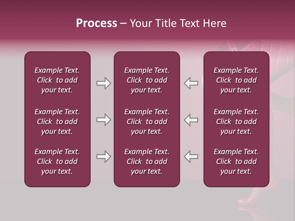 Dress Holding Hot PowerPoint Template